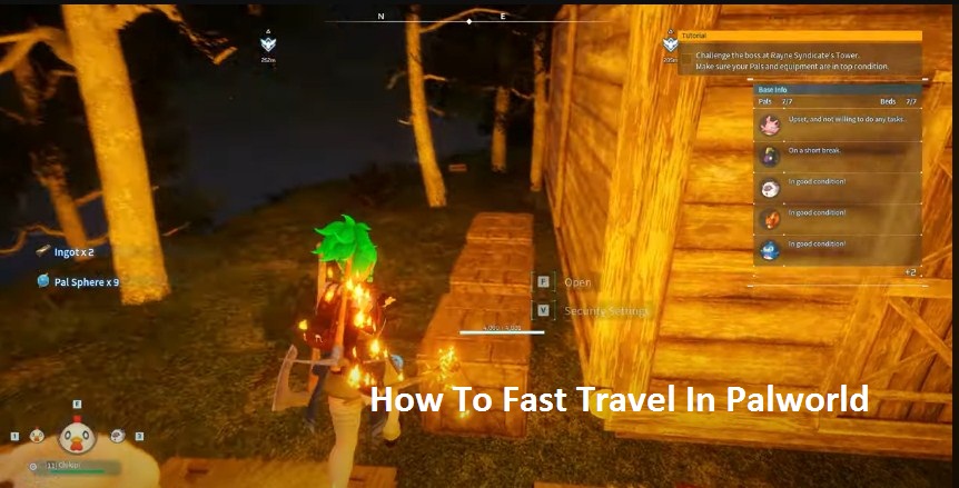 How To Fast Travel In Palworld